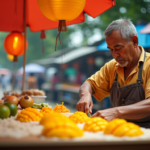 Préparer un dessert à la mangue façon street food asiatique